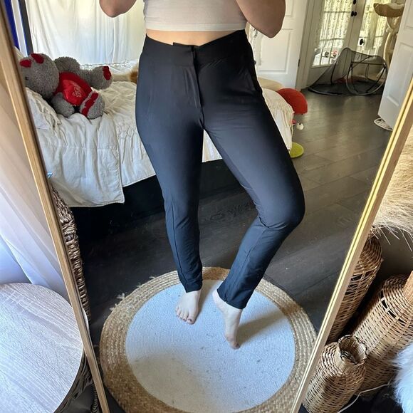 Athleta Women’s Black 2 Stellar Trouser Pants - Picture 2 of 8